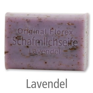 Schafmilchseife eckig 100g, Lavendel