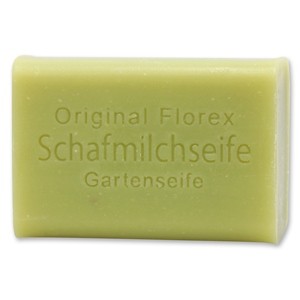 Schafmilchseife eckig 100g, Gartenseife