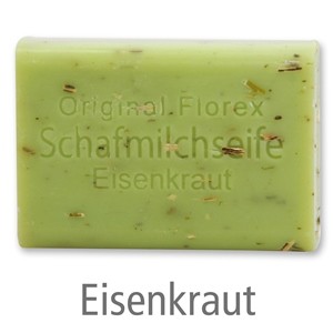 Schafmilchseife eckig 100g, Eisenkraut